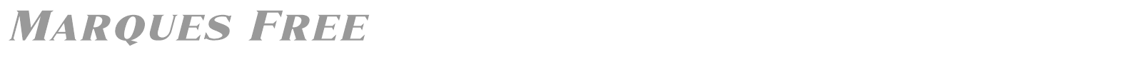 Marques font preview
